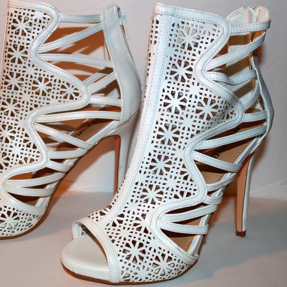 Can't Look Away Cutout Heeled Sandal